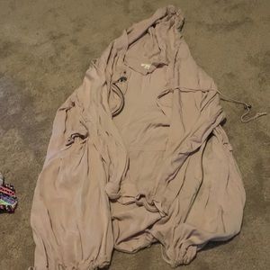 Light weight cardigan sweatshirt